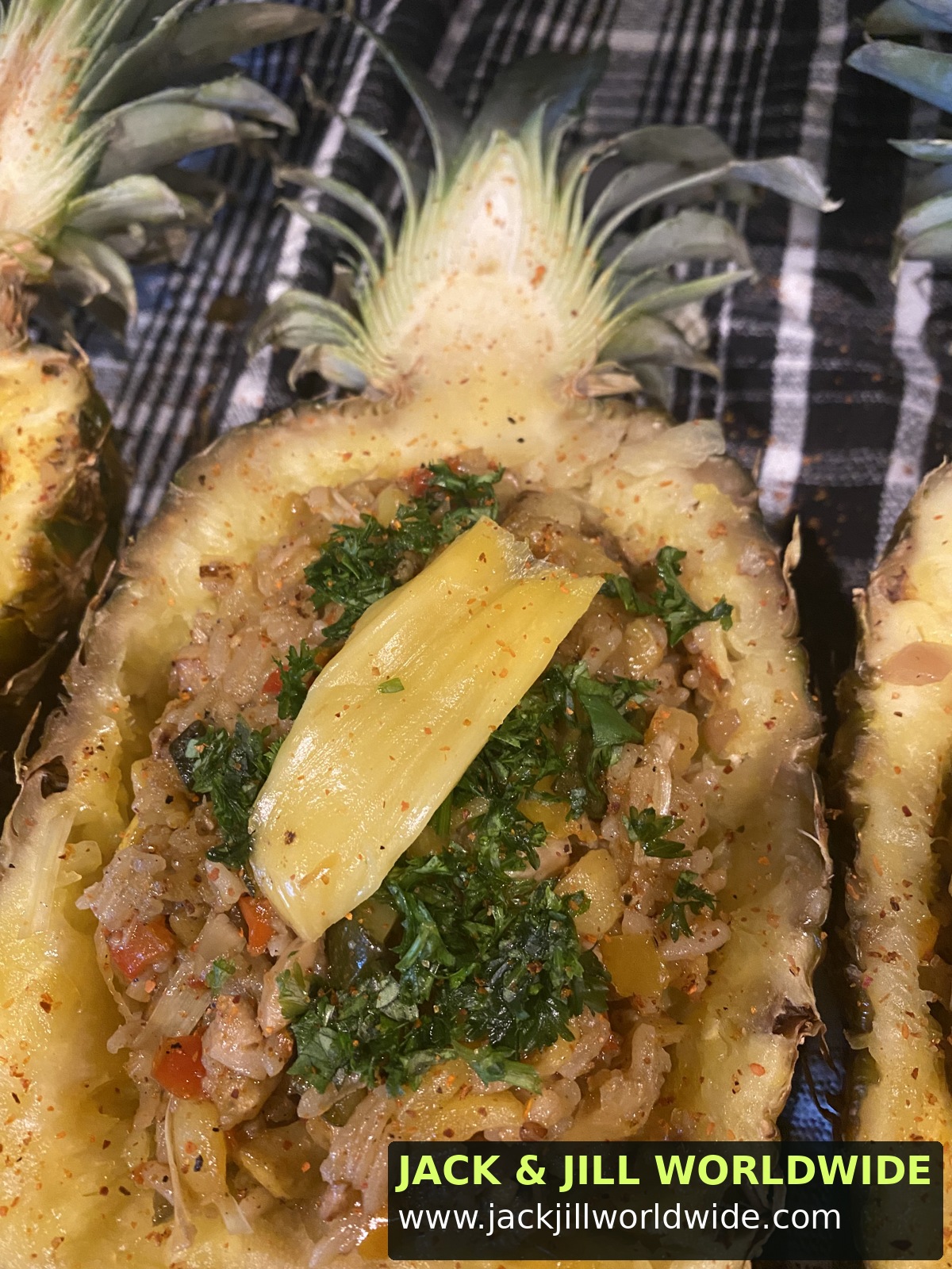 Another pineapple plate